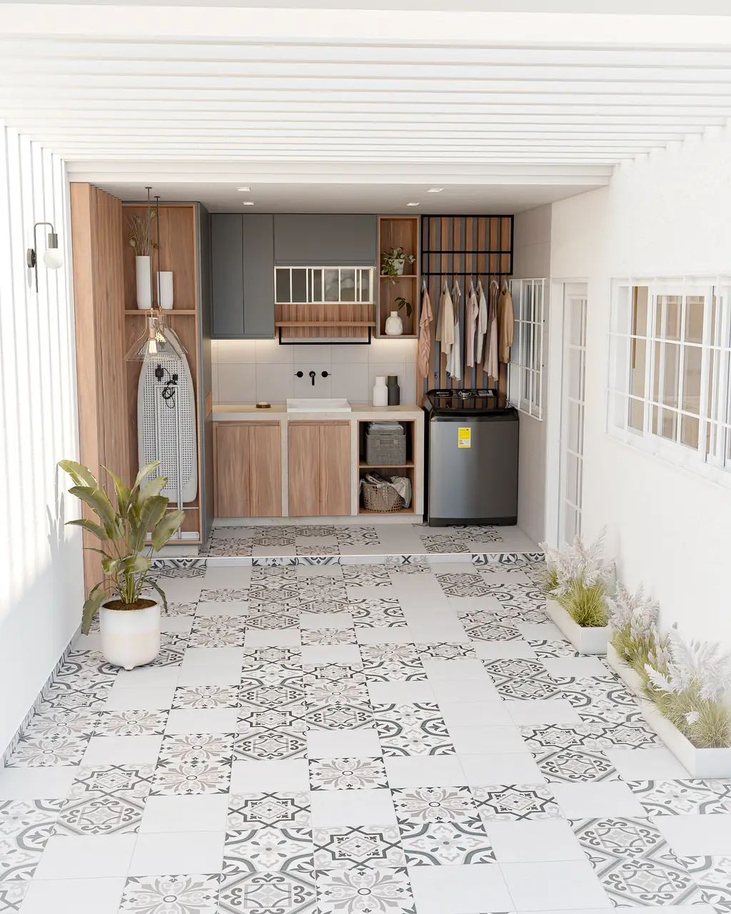 Cocina y patio Sra Yanina, Final